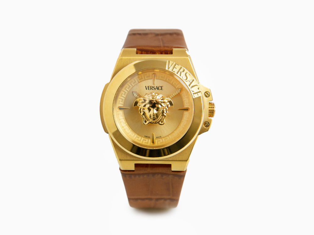 Montre à Quartz Versace HerA, PVD Or, Doré, 37 mm, Verre de saphir, VE8D00224
