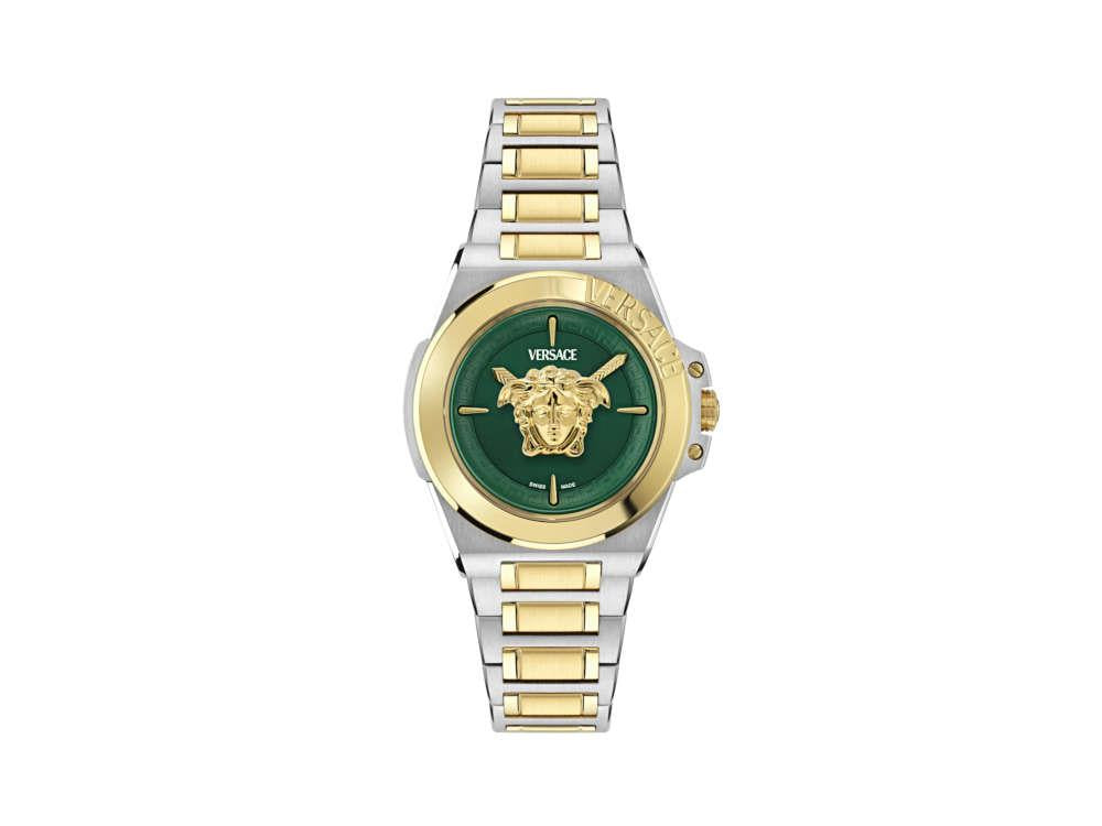 Montre à Quartz Versace HerA, Vert, 37 mm, Verre de saphir, VE8D00524