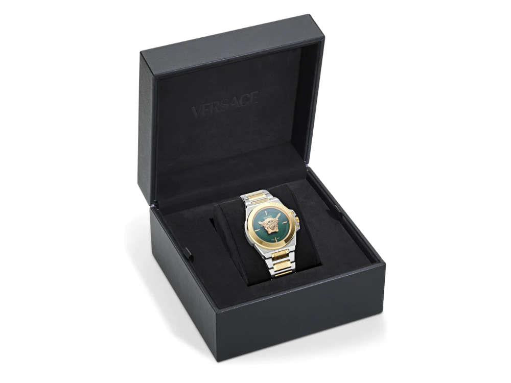 Montre à Quartz Versace HerA, Vert, 37 mm, Verre de saphir, VE8D00524