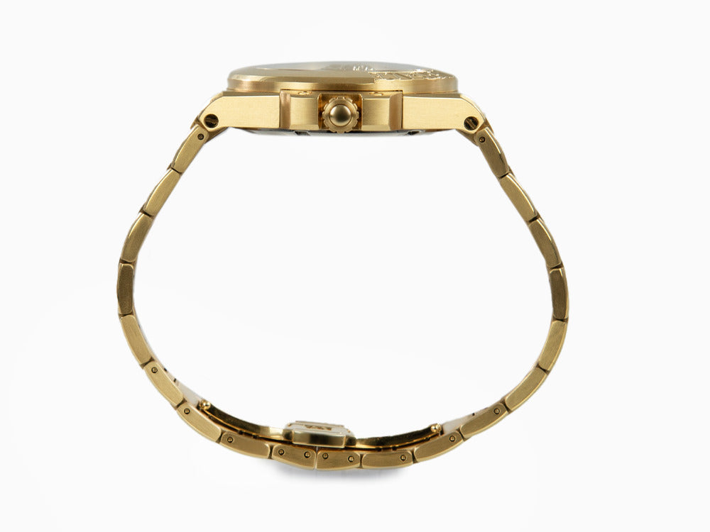 Montre à Quartz Versace HerA, PVD Or, Noir, 37 mm, Verre de saphir, VE8D00624