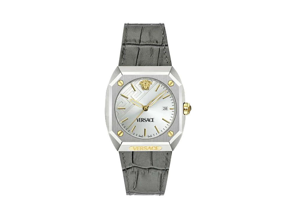Montre à Quartz Versace Antares, Argent, 44 x 41.5 mm, Verre Saphir, VE8F00124