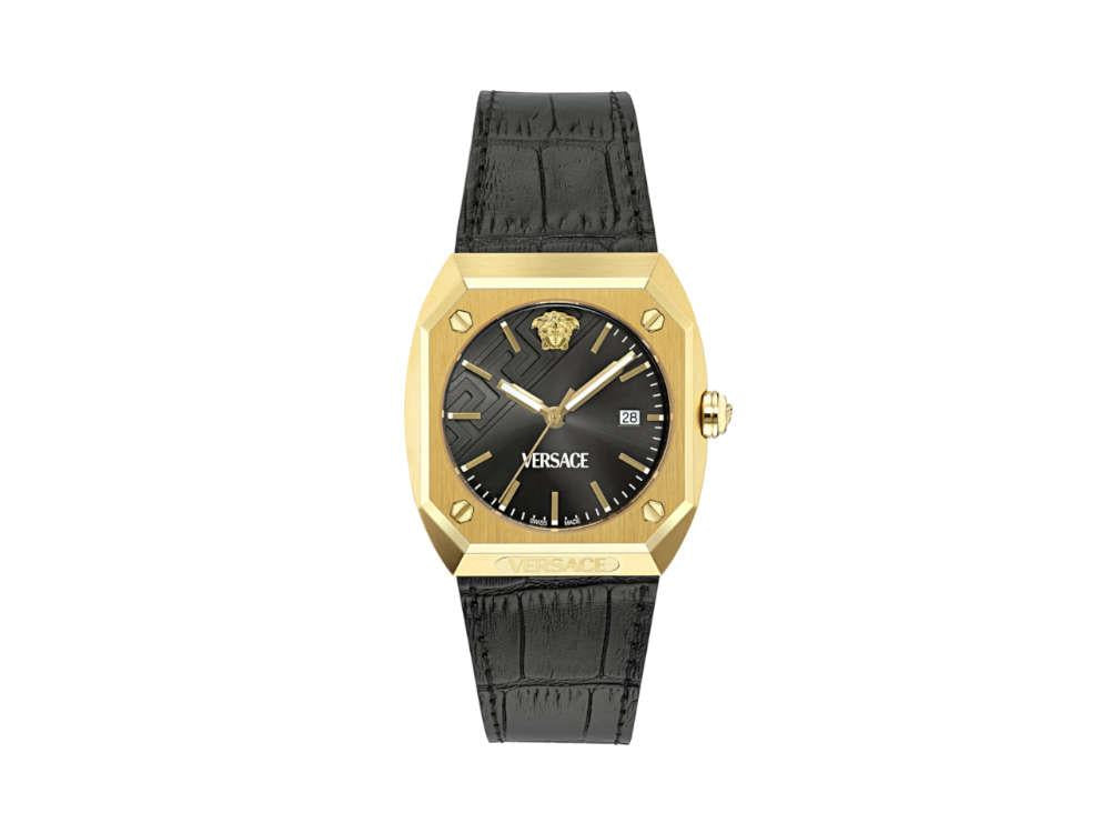 Montre à Quartz Versace Antares, PVD Or, Noir, 44 x 41.5 mm, VE8F00224