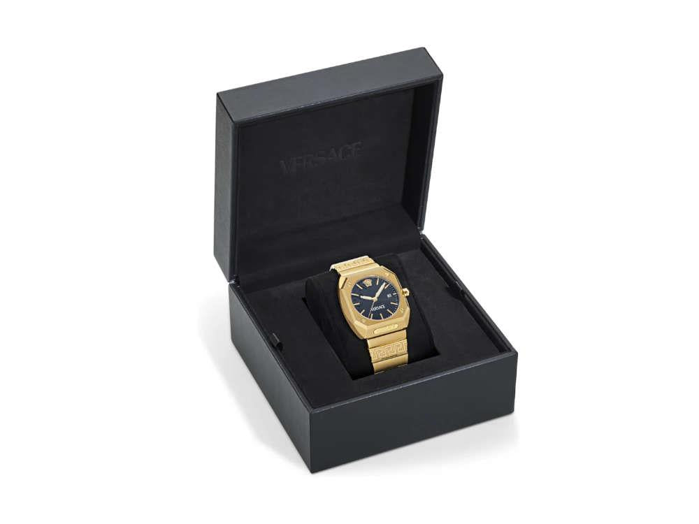 Montre à Quartz Versace Antares, PVD Or, Noir, 44 x 41.5 mm, VE8F00424