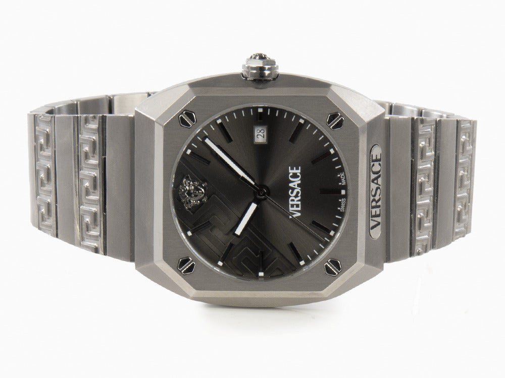 Montre à Quartz Versace Antares, Titane, Gris, 44 x 41.5 mm, VE8F00524