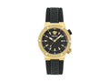 Montre à Quartz Versace Greca Logo Diver, PVD Or, Noir, 43 mm, VE8G00324