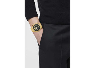 Montre à Quartz Versace Greca Logo Diver, PVD Or, Noir, 43 mm, VE8G00624