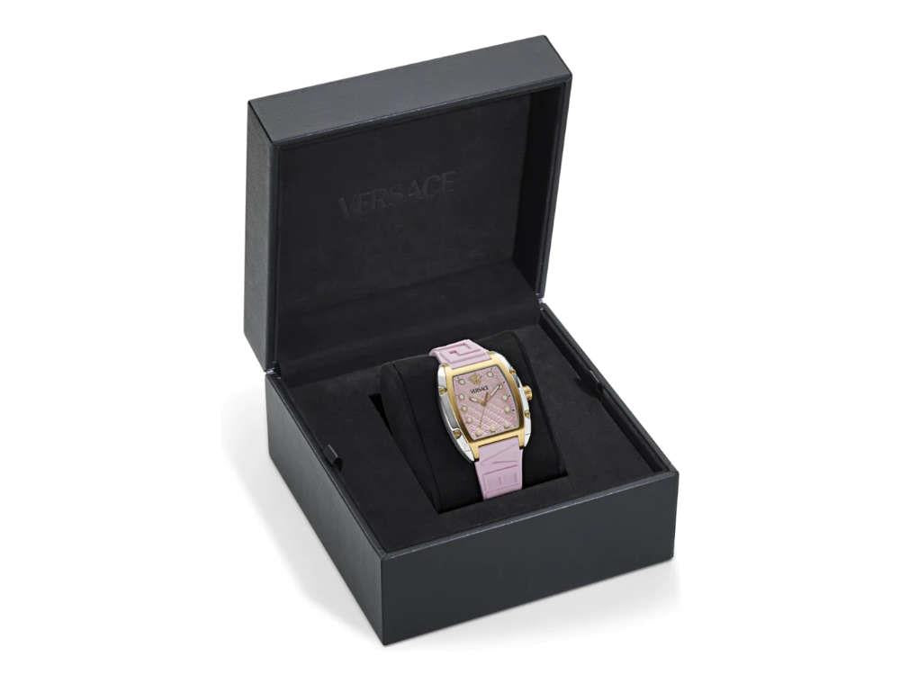 Montre à Quartz Versace Dominus Lady, Rosa, 44,8mm x 36mm, VE8K00224