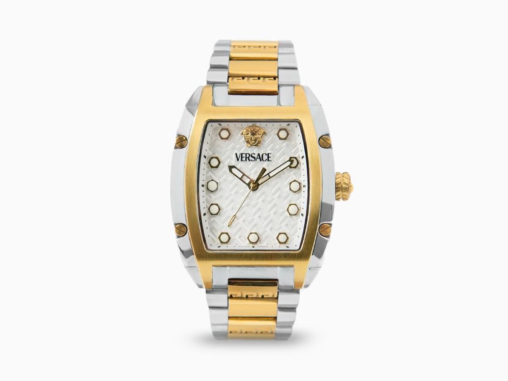 Montre à Quartz Versace Dominus Lady, PVD Or, Argent, 44,8mm x 36mm, VE8K00424