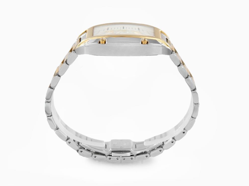 Montre à Quartz Versace Dominus Lady, PVD Or, Argent, 44,8mm x 36mm, VE8K00424
