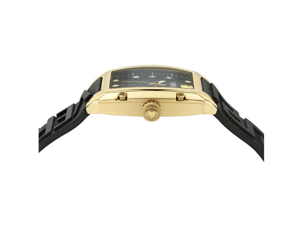 Montre à Quartz Versace Dominus Lady, PVD Or, Noir, 44,8mm x 36mm, VE8K00624