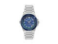Montre à Quartz Versace Greca Reaction GMT, Bleu, 41 mm, VE8Y00126