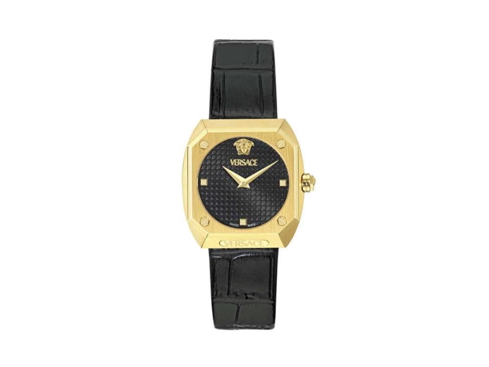 Montre à Quartz Versace Antares Lady, PVD Or, Noir, 35 x 37 mm, VE9E00224