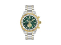 Montre à Quartz Versace Chrono X, Acier Recyclé, Vert, 44 mm, VE9K00424