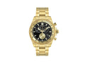 Montre à Quartz Versace Chrono X, Acier Recyclé, Noir, 44 mm, VE9K00524