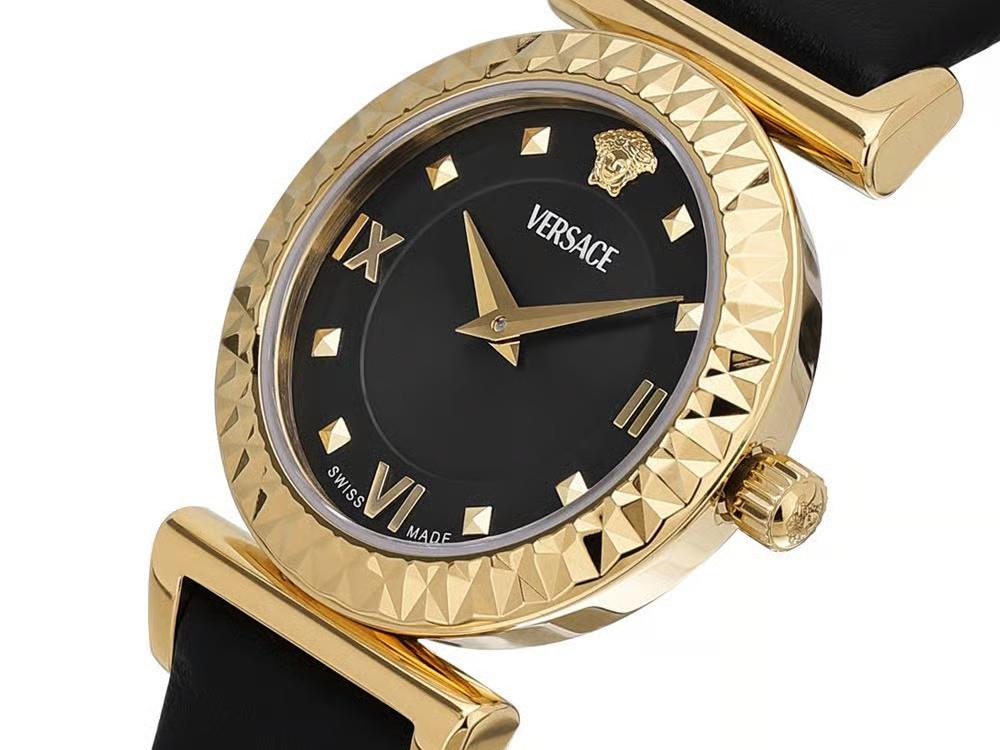 Montre à Quartz Versace Mini Vanity Restyling, Noir, 28 mm, VEGFA0125
