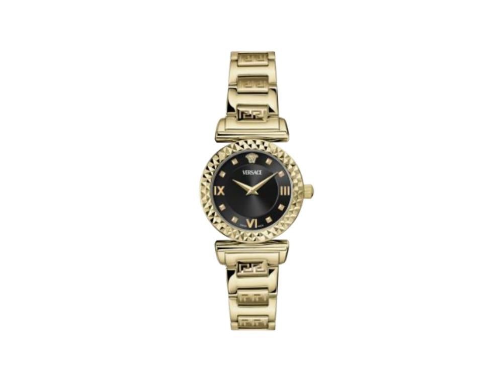 Montre à Quartz Versace Mini Vanity Restyling, Noir, 28 mm, VEGFA0825