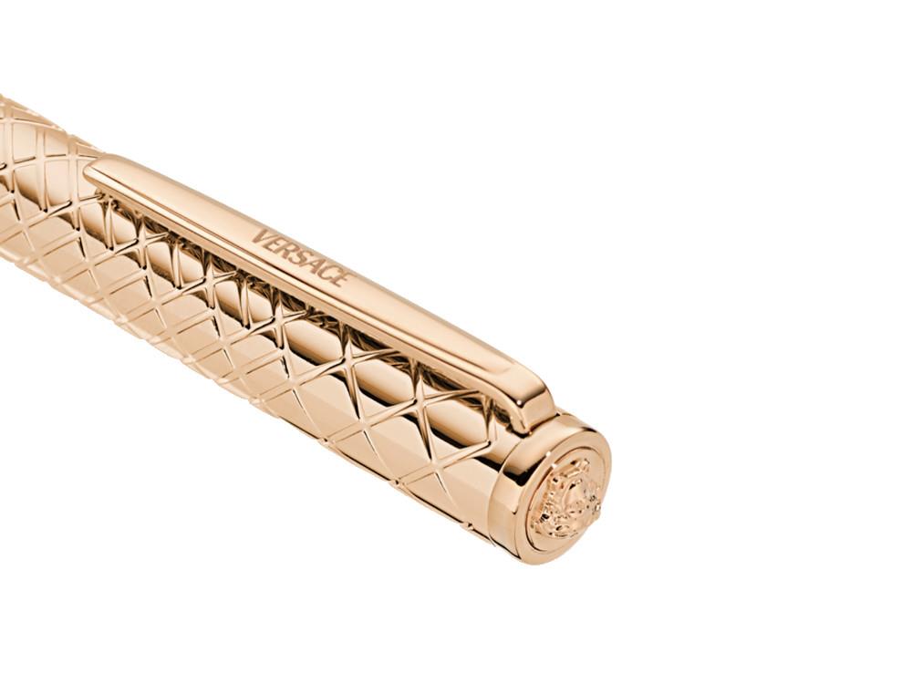 Stylo bille Versace Reve, Acier, Or Rose, VRSC00424