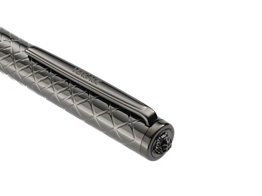 Stylo bille Versace Reve, Acier, Noir, VRSC00524