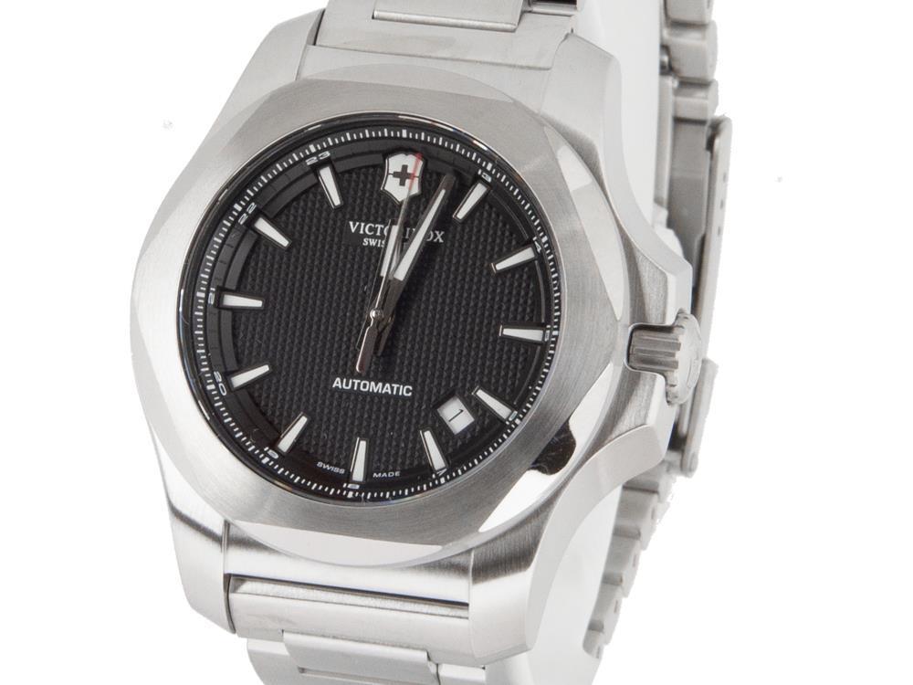 Montre Automatique Victorinox I.N.O.X., Acier, Noir, 43 mm, 20 atm, V241837