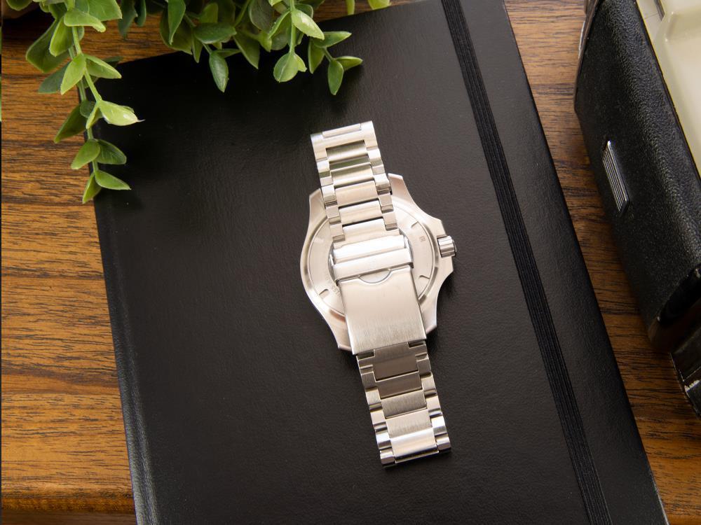 Montre Automatique Victorinox I.N.O.X., Acier, Noir, 43 mm, 20 atm, V241837