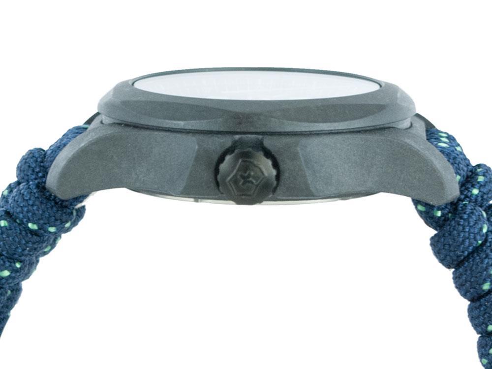 Montre à Quartz Victorinox I.N.O.X. Carbon, Bleu, 43 mm, Paracorde, V241860