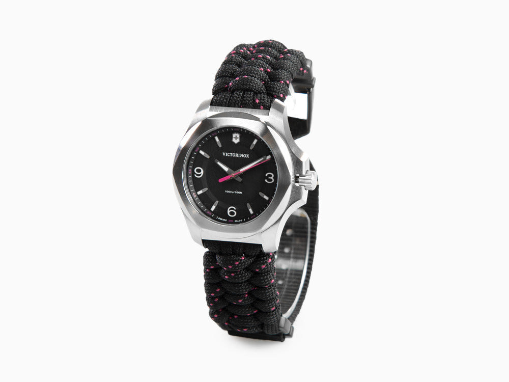 Montre à Quartz Victorinox I.N.O.X. Ladies, Noir, 37mm, Paracorde, V241918