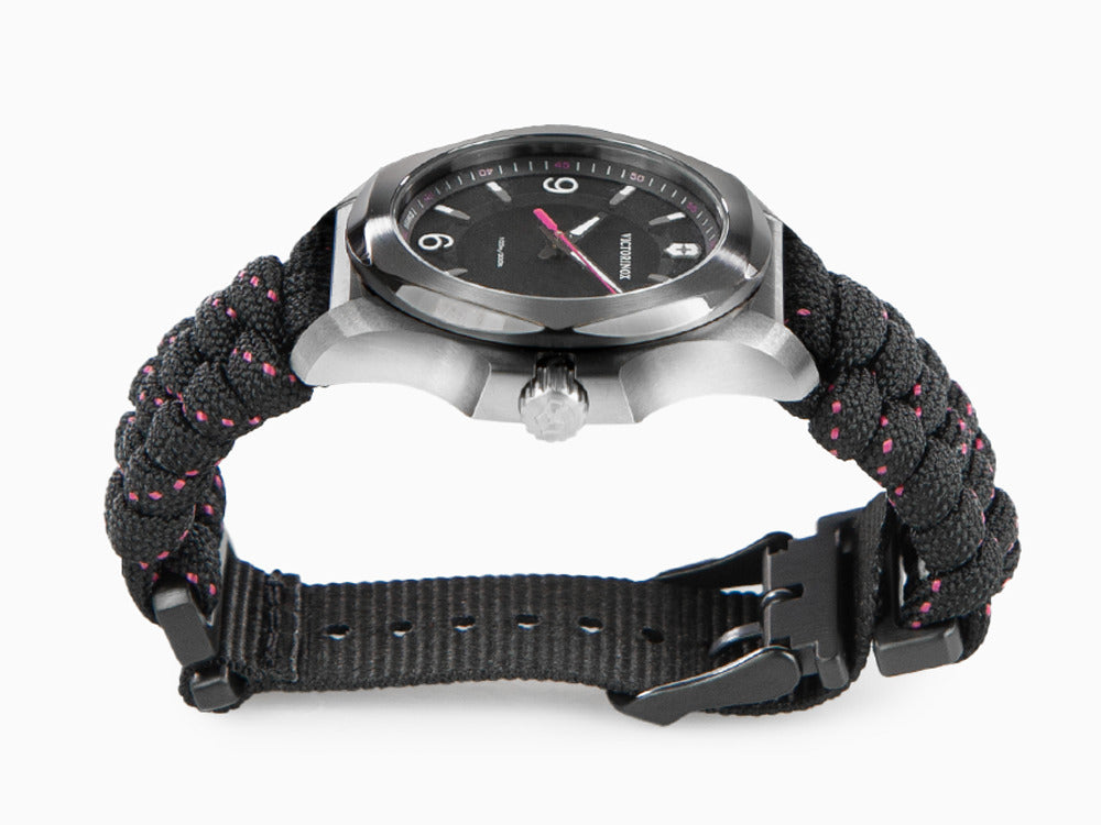 Montre à Quartz Victorinox I.N.O.X. Ladies, Noir, 37mm, Paracorde, V241918