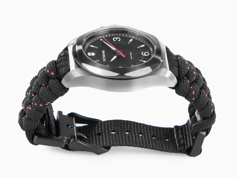 Montre à Quartz Victorinox I.N.O.X. Ladies, Noir, 37mm, Paracorde, V241918