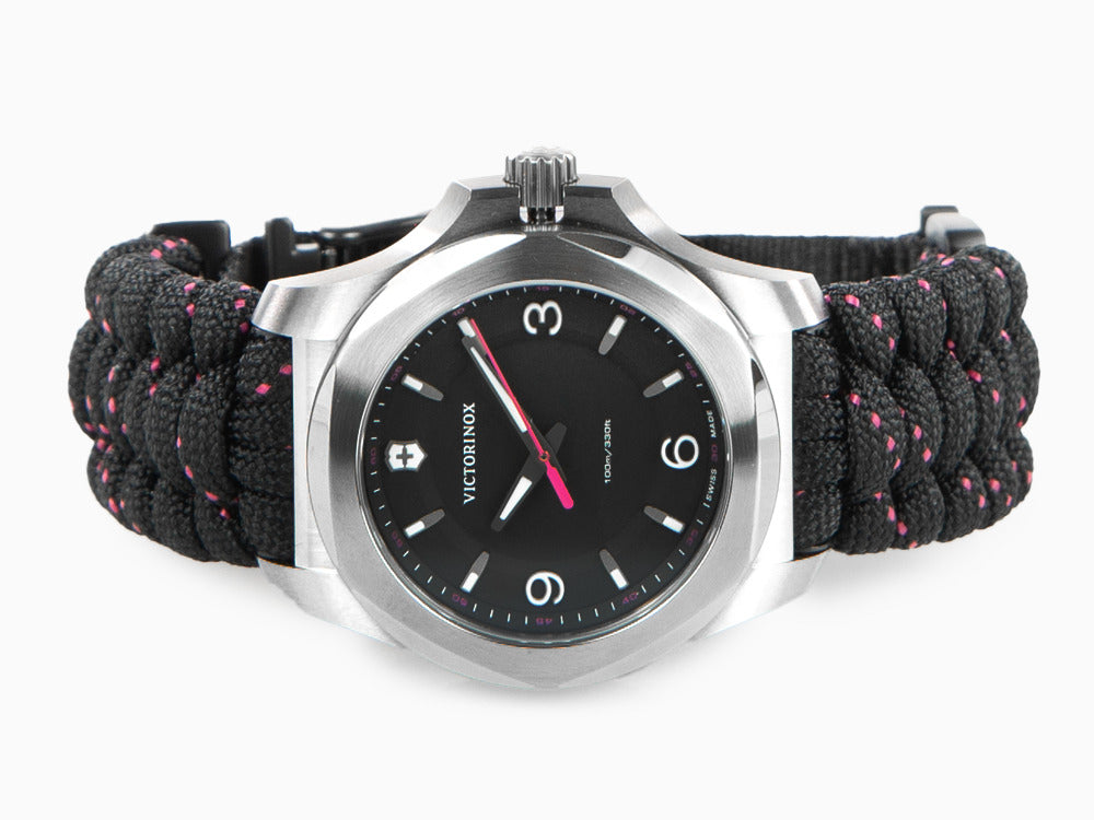Montre à Quartz Victorinox I.N.O.X. Ladies, Noir, 37mm, Paracorde, V241918