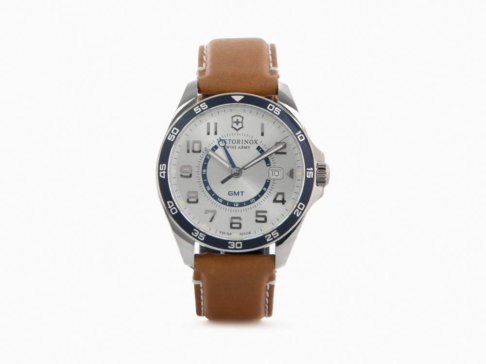 Montre à Quartz Victorinox Fieldforce Classic GMT, Gris, 42 mm, V241931