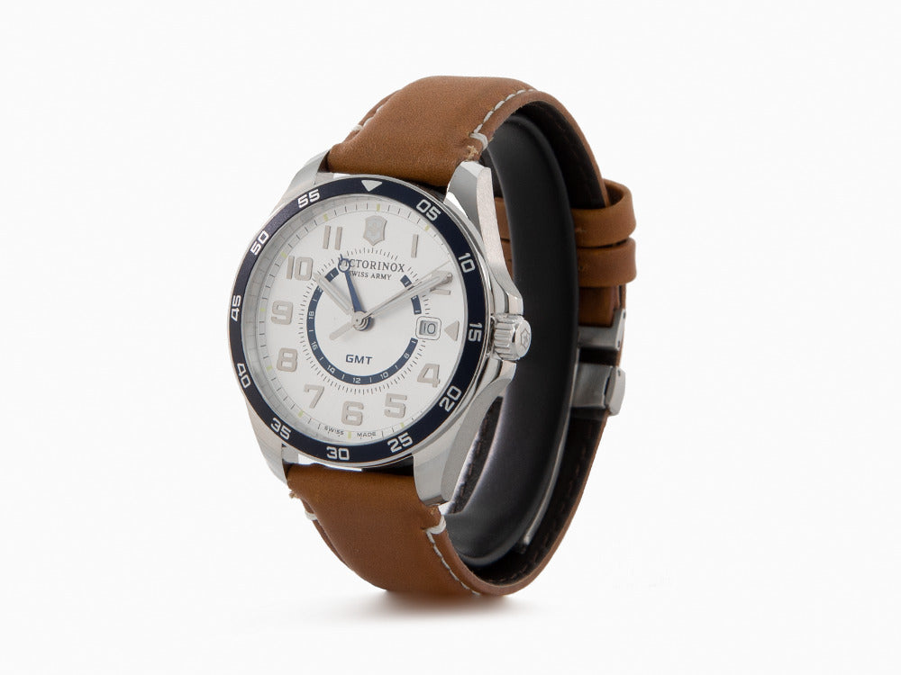 Montre à Quartz Victorinox Fieldforce Classic GMT, Gris, 42 mm, V241931