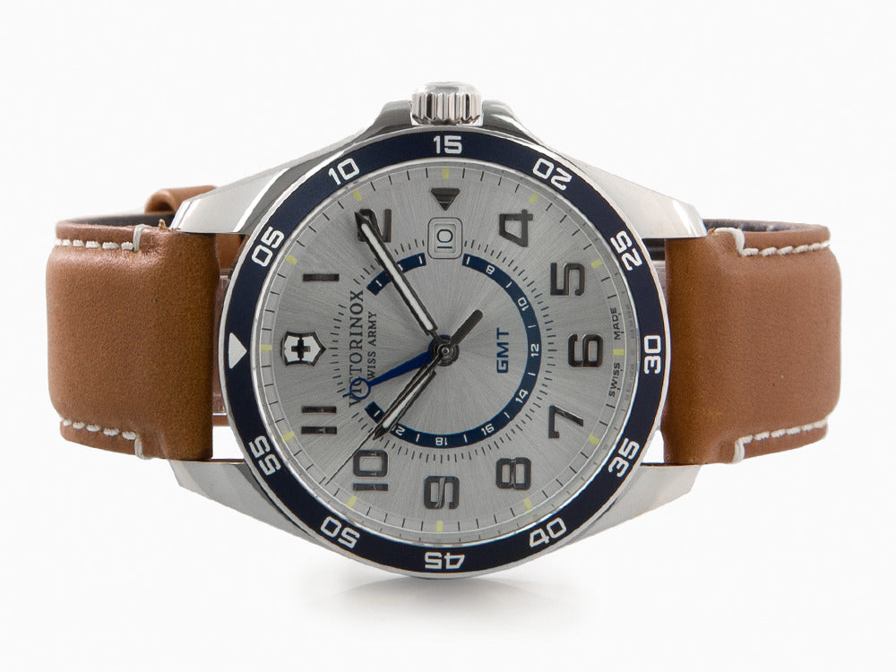 Montre à Quartz Victorinox Fieldforce Classic GMT, Gris, 42 mm, V241931