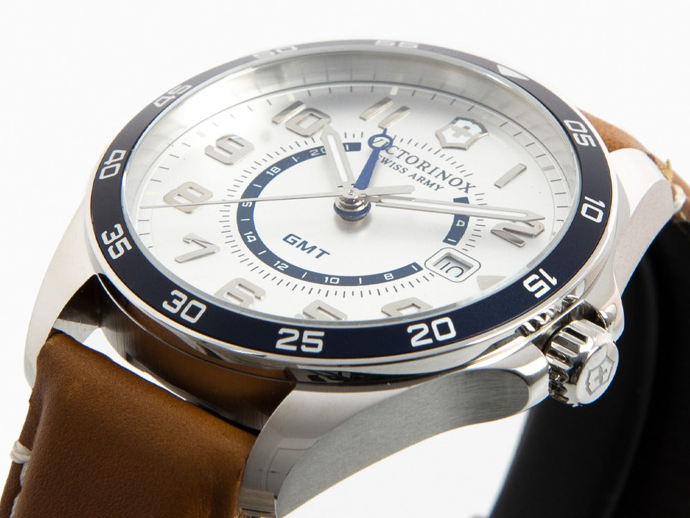 Montre à Quartz Victorinox Fieldforce Classic GMT, Gris, 42 mm, V241931