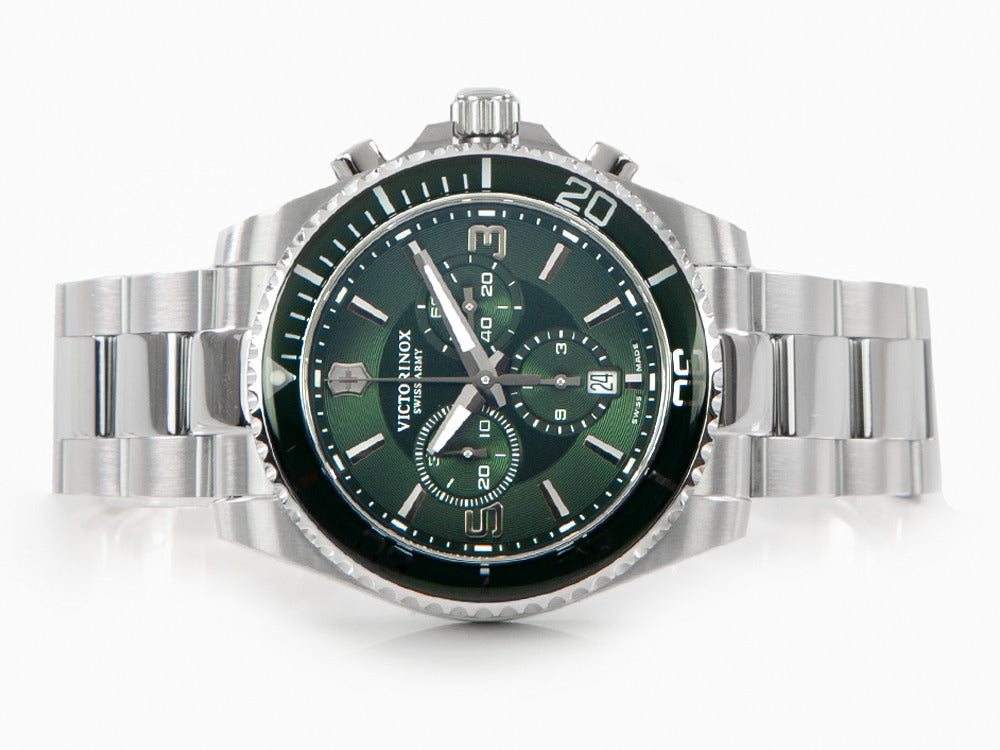 Montre à Quartz Victorinox Maverick Chronograph, Vert, 43 mm, V241946