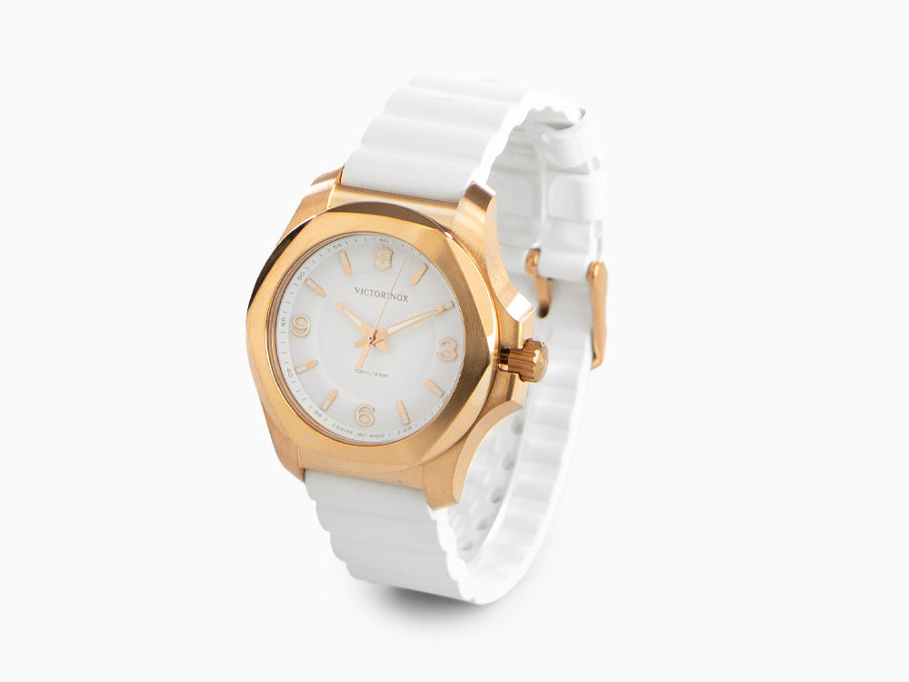 Montre à Quartz Victorinox I.N.O.X. Ladies, Blanc, 37mm, Caoutchouc, V241954