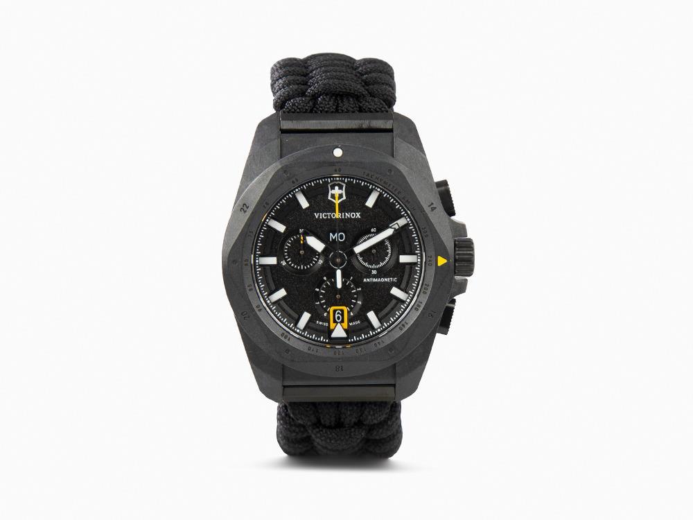 Montre à Quartz Victorinox I.N.O.X. Chrono, Carbone, Noir, 43 mm, V241989.1