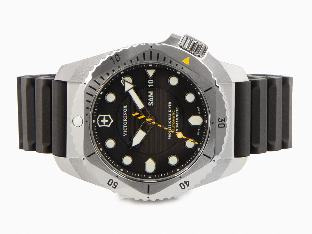 Montre Automatique Victorinox Dive Pro, Noir, 43 mm, 30 atm, Jour, V241994