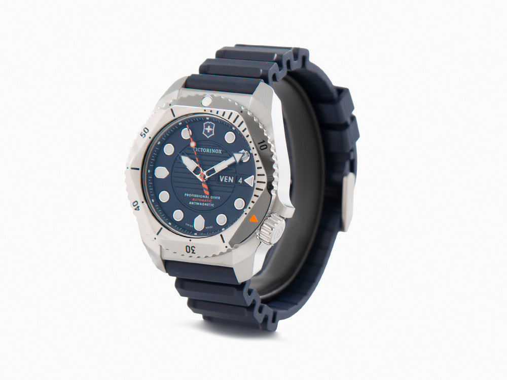 Montre Automatique Victorinox Dive Pro, Bleu, 43 mm, 30 atm, Jour, V241995