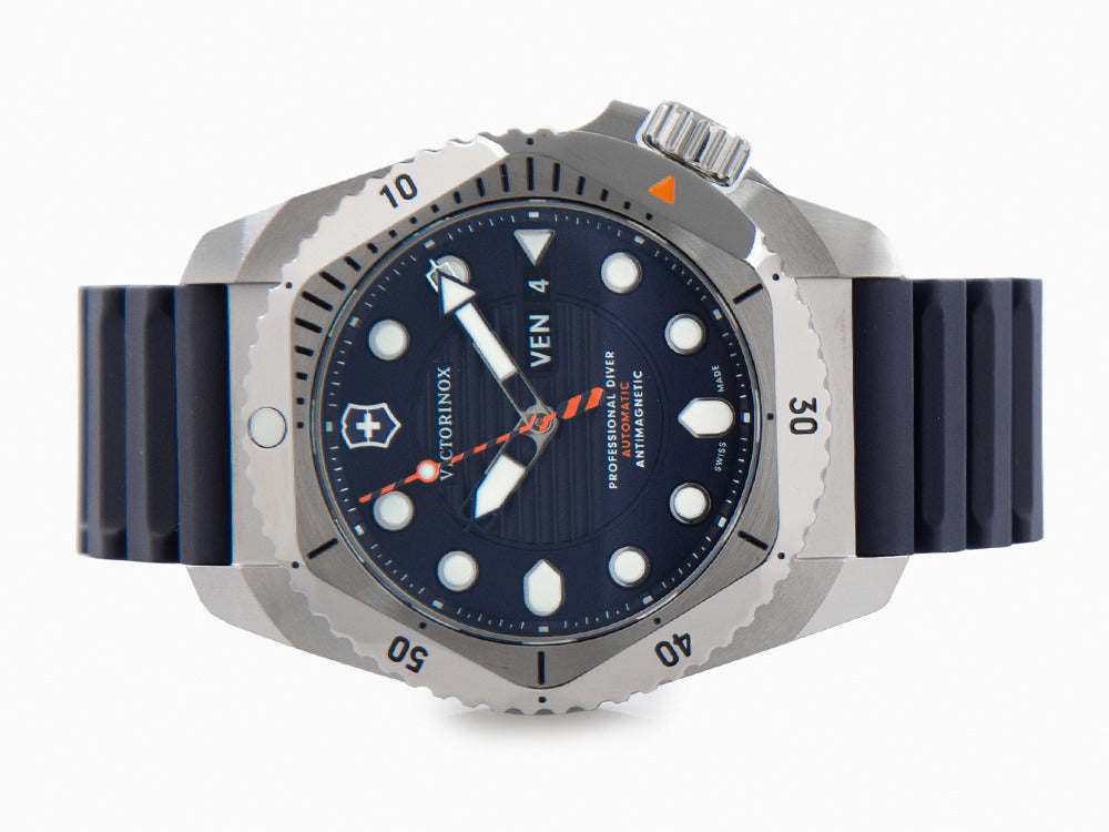 Montre Automatique Victorinox Dive Pro, Bleu, 43 mm, 30 atm, Jour, V241995