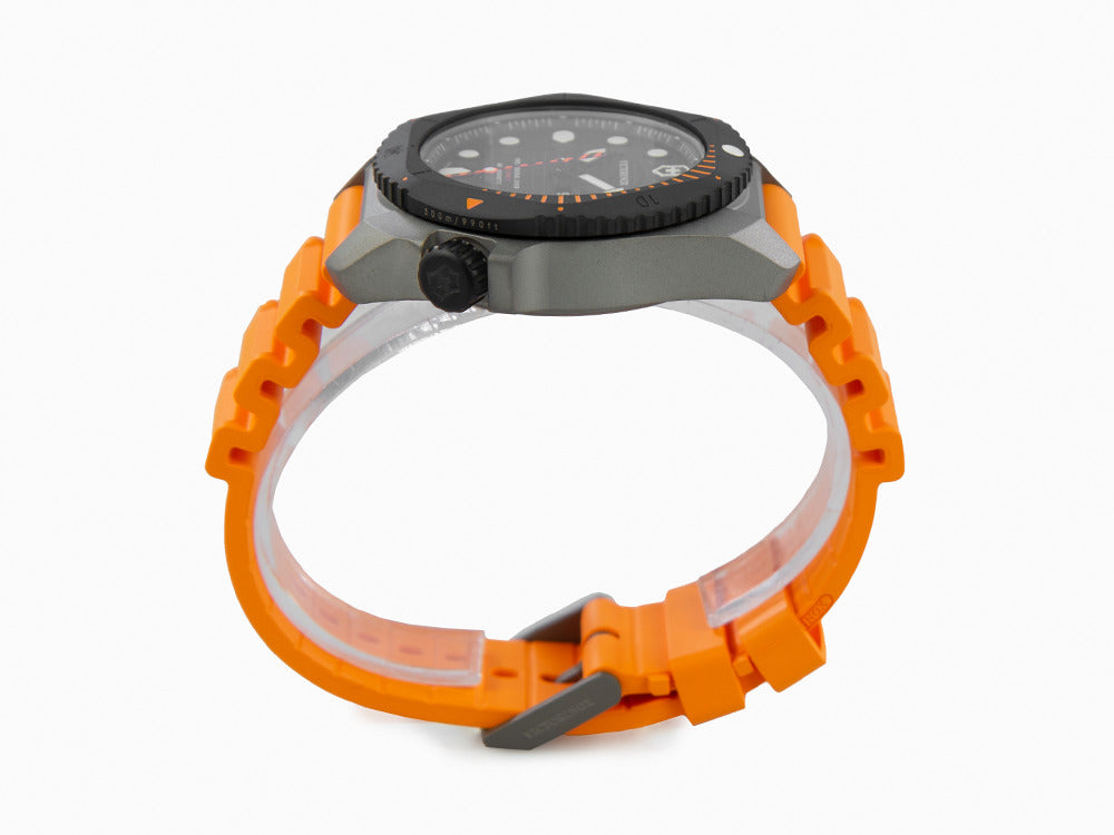 Montre Automatique Victorinox Dive Pro, Titane, Noir, 43 mm, 30 atm, V241996