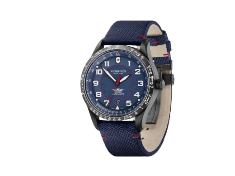 Montre Automatique Victorinox Airboss, Acier Inoxydable, Bleu, 42 mm, V241998