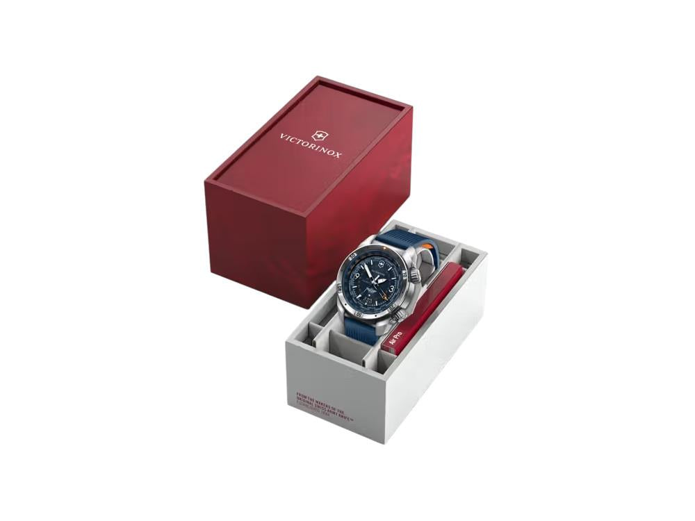 Montre Automatique Victorinox Air Pro, Acier Inoxydable 316L, Bleu,43 mm,V242003
