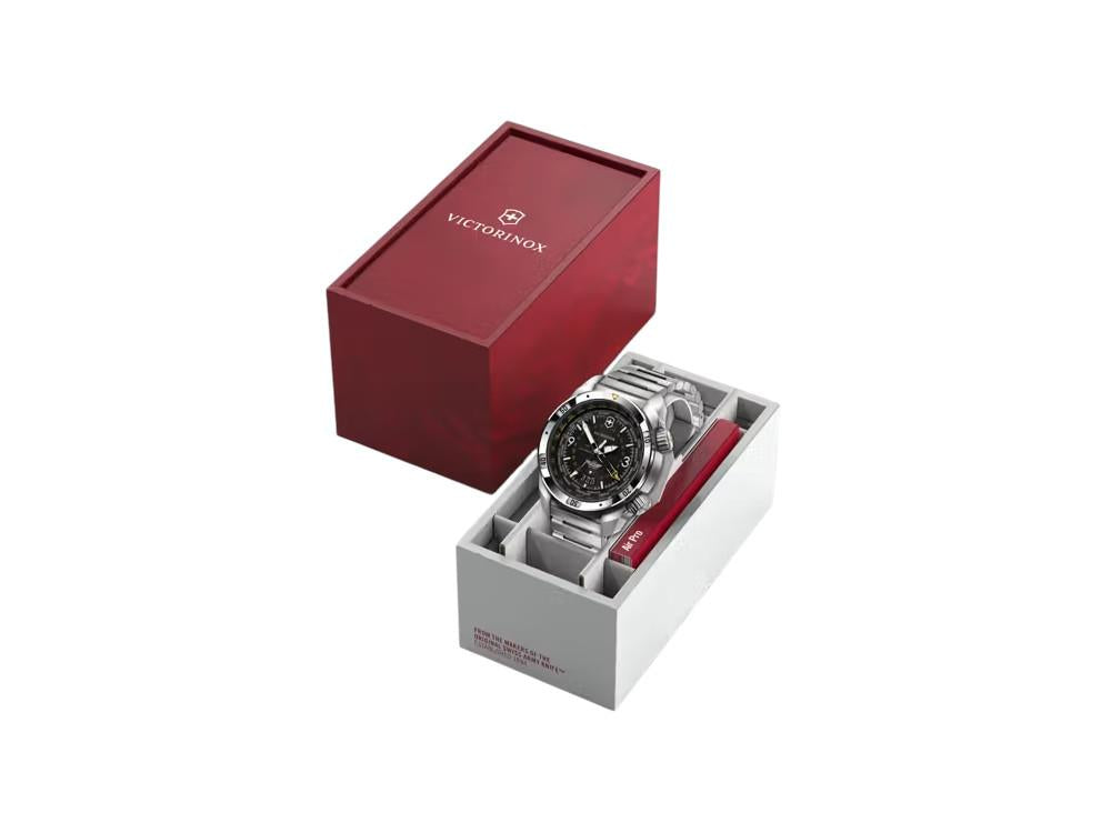 Montre Automatique Victorinox Air Pro, Acier Inoxydable 316L, Noir, V242004