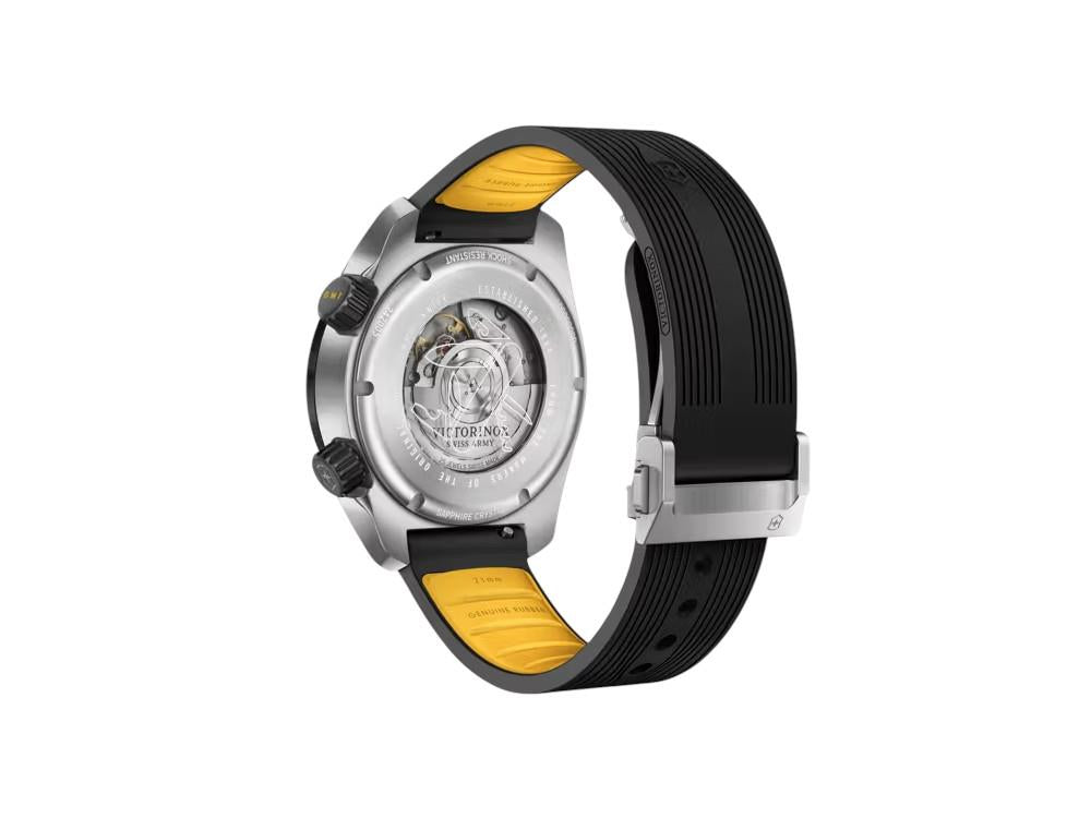 Montre Automatique Victorinox Air Pro, Acier Inoxydable, Noir, 43 mm,V242005