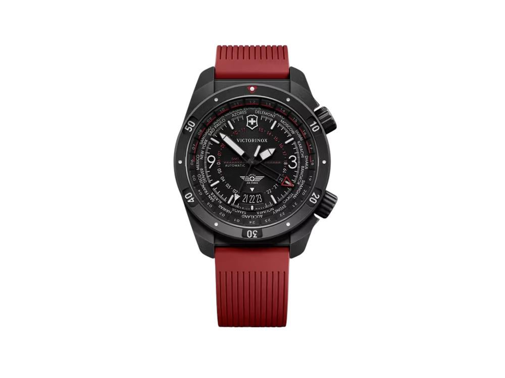 Montre Automatique Victorinox Air Pro, Acier Inoxydable, Noir, 43mm, V242006