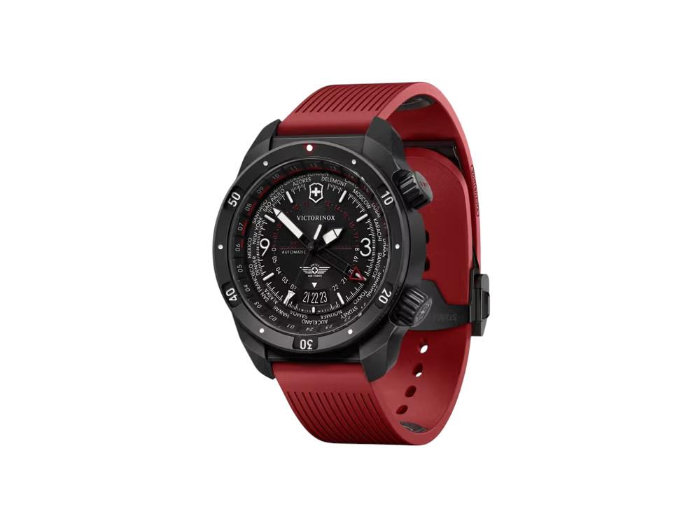 Montre Automatique Victorinox Air Pro, Acier Inoxydable, Noir, 43mm, V242006