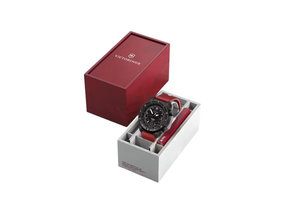 Montre Automatique Victorinox Air Pro, Acier Inoxydable, Noir, 43mm, V242006