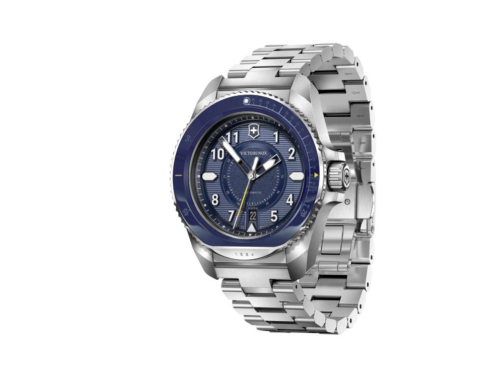 Montre Automatique Victorinox Journey 1884, Bleu, 43 mm, 20 atm, V242010