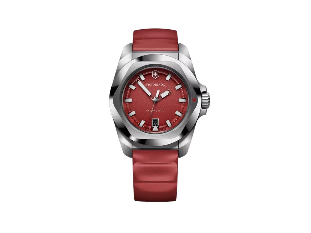 Montre à Quartz Victorinox I.N.O.X., Acier Inoxydable, Rouge, 41 mm, V242029