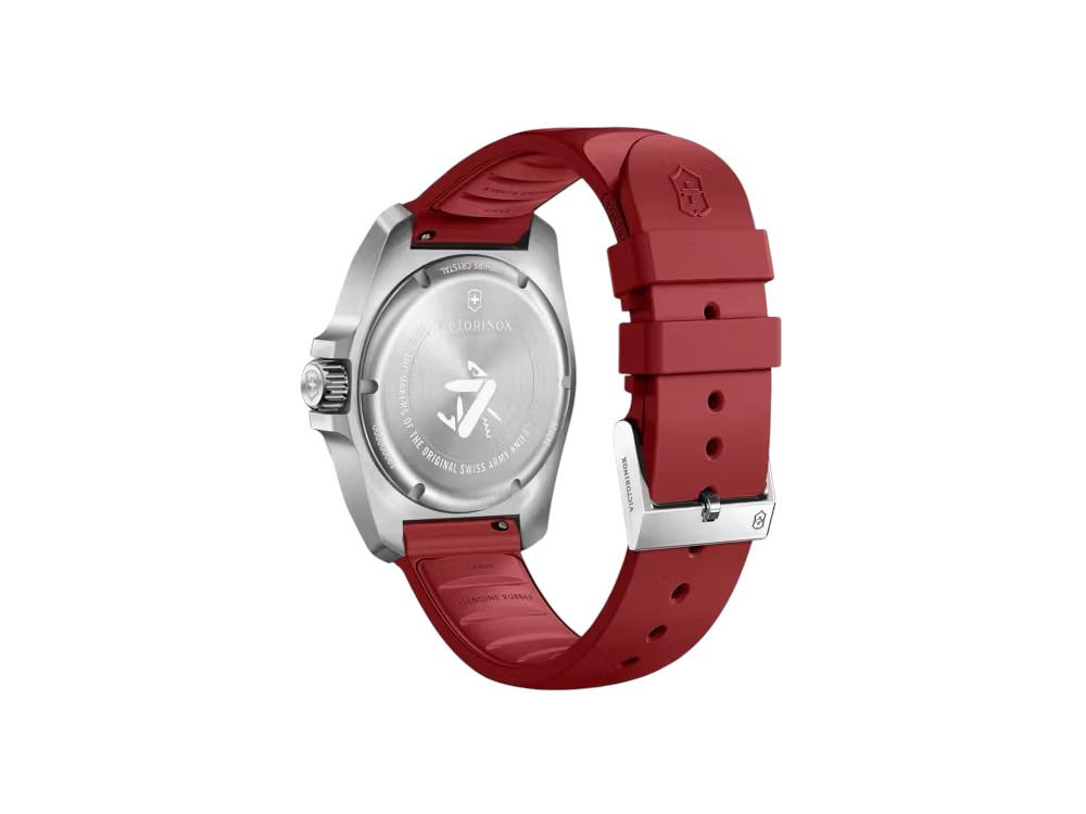 Montre à Quartz Victorinox I.N.O.X., Acier Inoxydable, Rouge, 41 mm, V242029